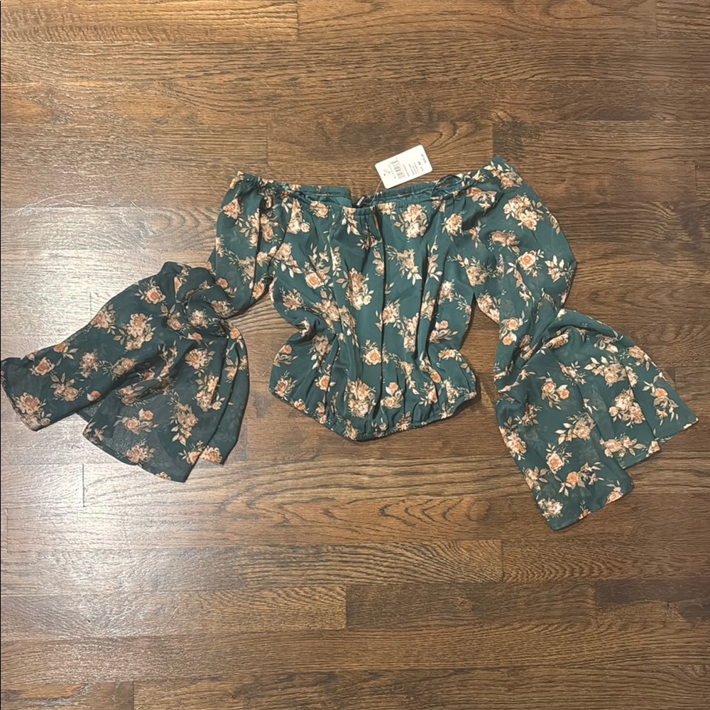 Floral Off-Shoulder Blouse